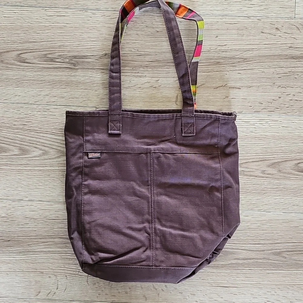 Dakine Multicolor Reversible Striped Tote Bag
